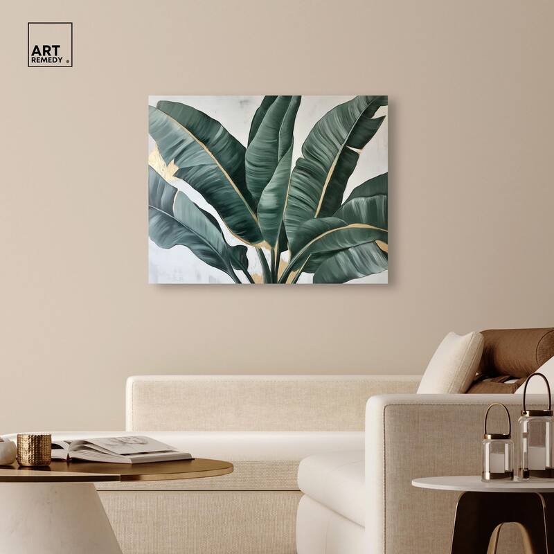 Jungle Jewel Jade II Canvas by Art Remedy, Gallery Wrapped
