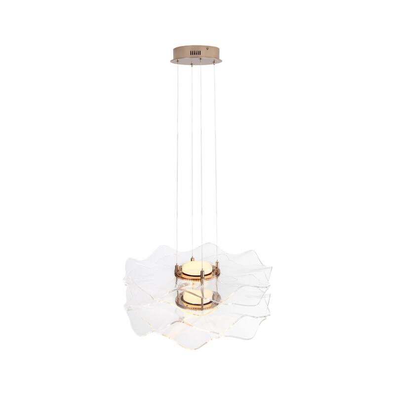 Golden Lighting 8046-2P Vetrina 24" Wide Pendant