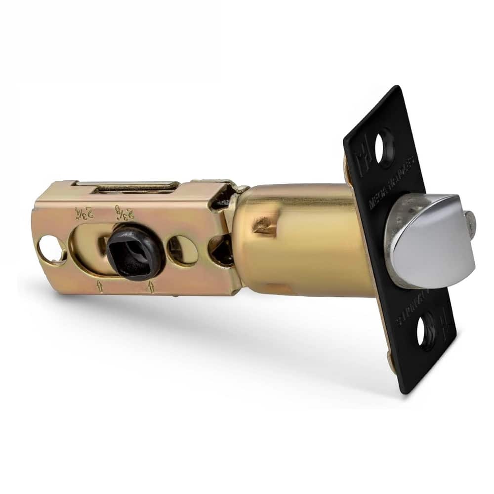 Mega Handles 2-Way Adjustable Door Latch | Universal Half Moon Spindles | For Hidden & Interior Door Lock Systems