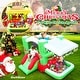 preview thumbnail 5 of 5, Christmas Jump 'n Slide Inflatable Bouncer for Kids Complete Setup with Blower - 80" x 91" Play Area - 55" Tall - N/A