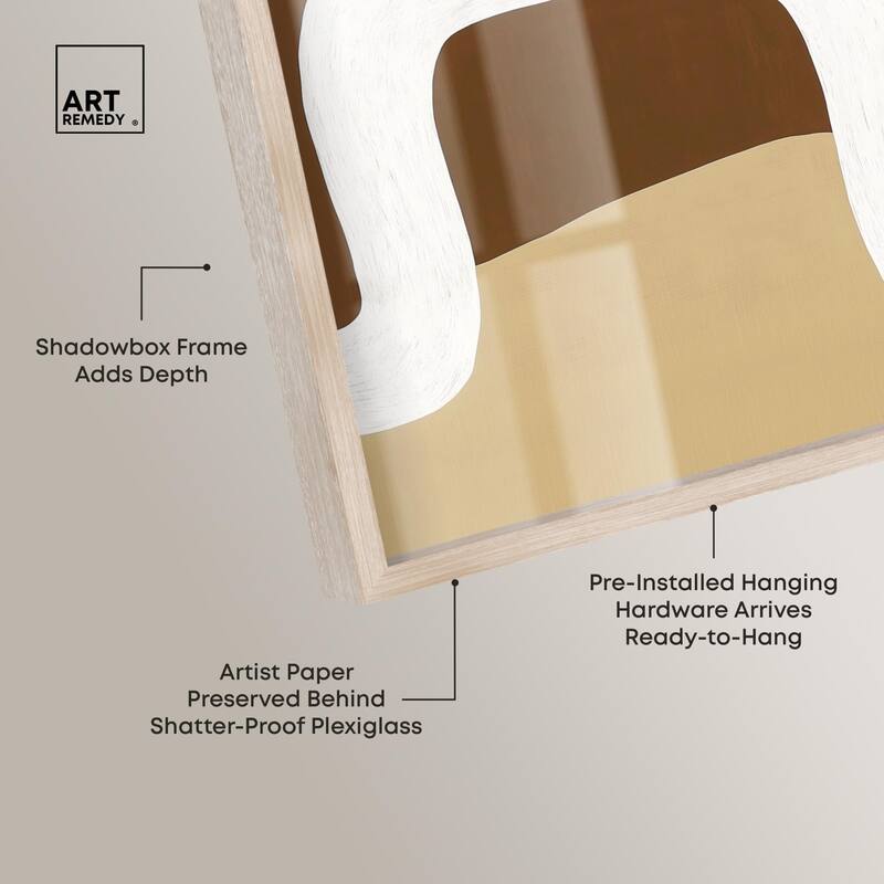 Minimal Wavy II Shadowbox by Art Remedy