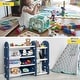 preview thumbnail 9 of 18, Gymax Kids Toy Storage Organizer w/Bins & Multi-Layer Shelf for - See Details