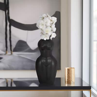 Contemporary Modern Woman Body Form Decorative Vase - Woman Torso Vase.
