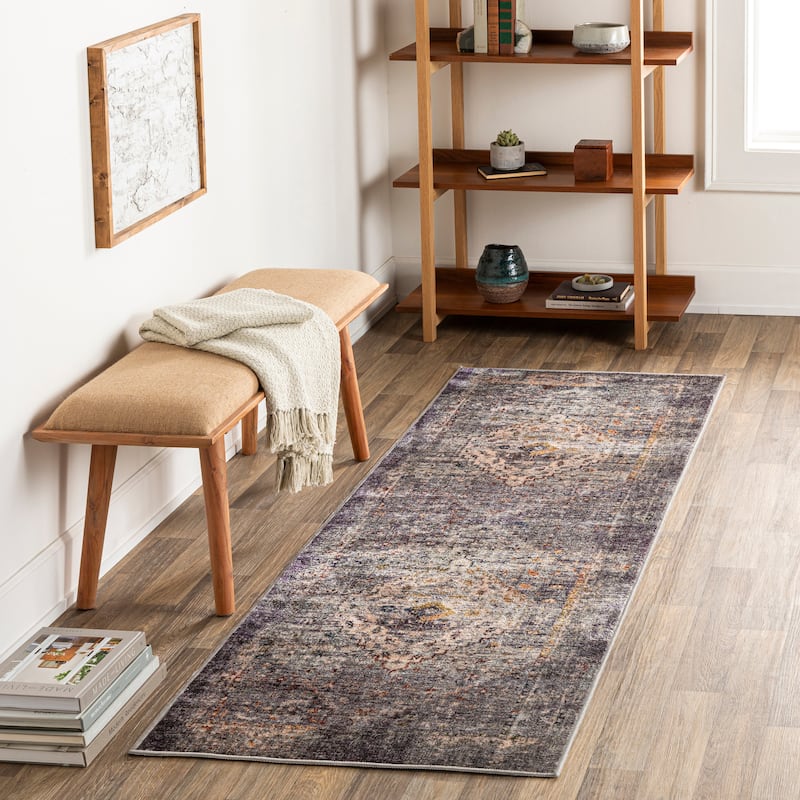 Livabliss Jefferson Vintage Medallion Area Rug