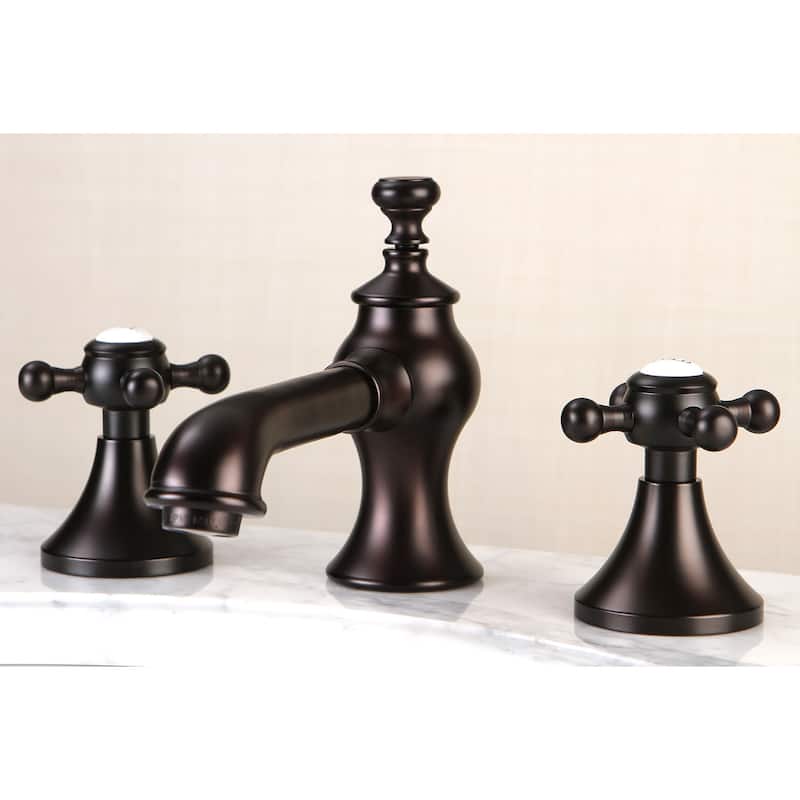 Kingston Brass English Country 8 in. Widespread Bathroom Faucet - Oil Rubbed Bronze
