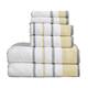 Luxurious Cotton Decorative Stripe Towel Set