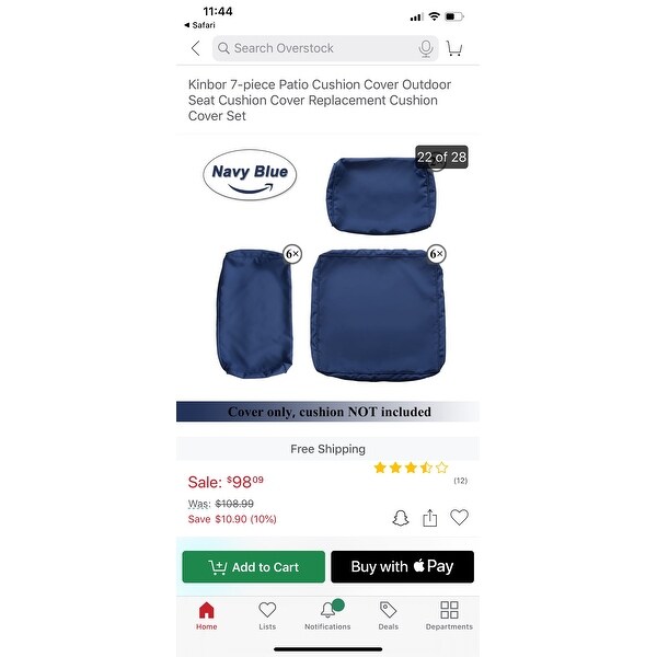 kinbor replacement cushions