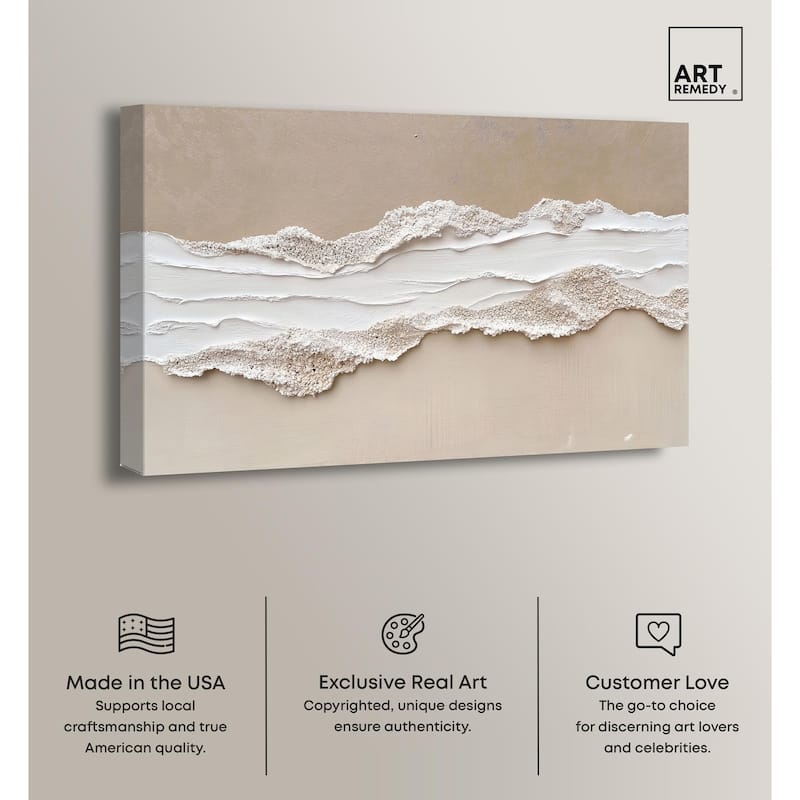 Textured Sea I Canvas by Art Remedy, Gallery Wrapped