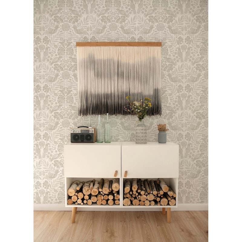 A-Street Prints Wisp Seafoam Texture Wallpaper