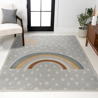 JONATHAN Y Alhambra Geometric Striped Area Rug