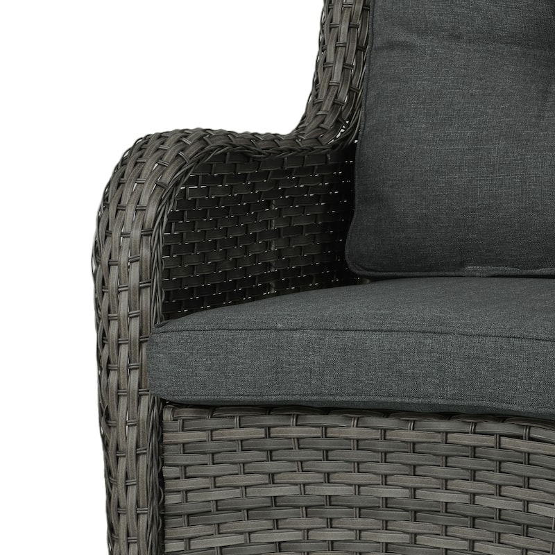 Outdoor Swivel Rocker Patio Rattan Chair