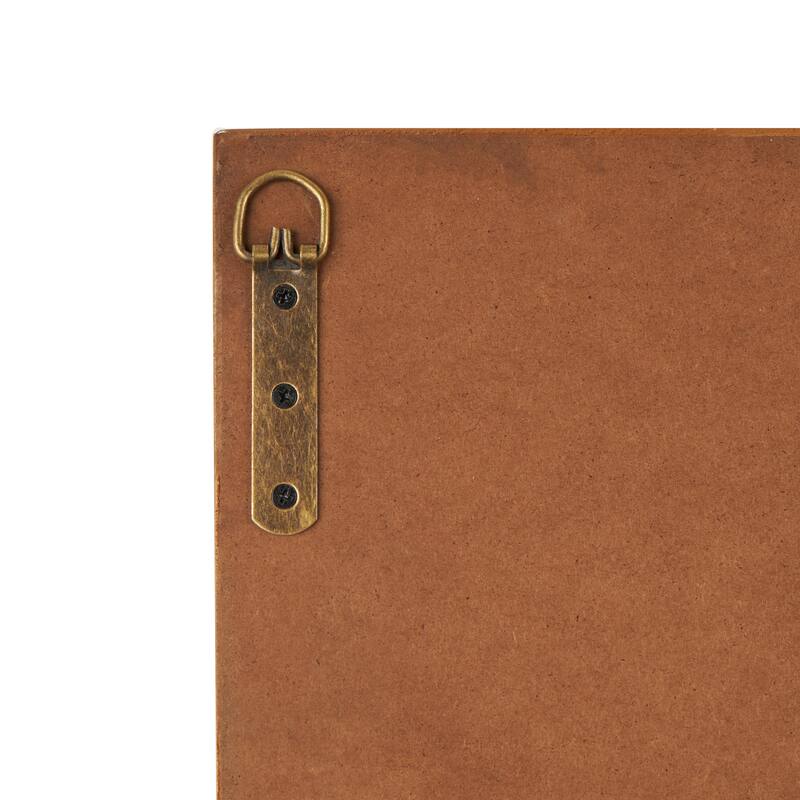 Brown Wood Handmade Spiral Geometric Wall Decor