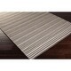 preview thumbnail 17 of 26, Hand-Woven Lothian Stripe Reversible Wool Area Rug - 8' x 11'
