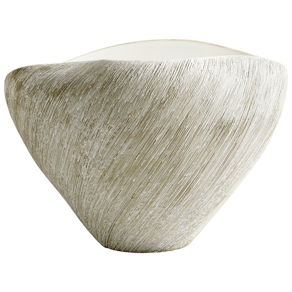 Cyan Design 08734 Selena 10" Wide Ceramic Vase - Natural Stone