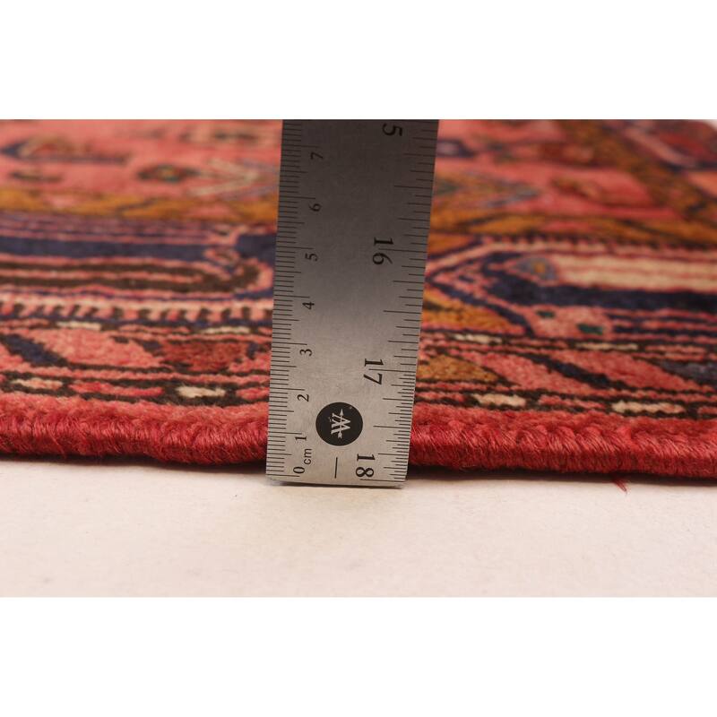 ECARPETGALLERY Hand-knotted Andelz Red Wool Rug - 4'3 x 7'10