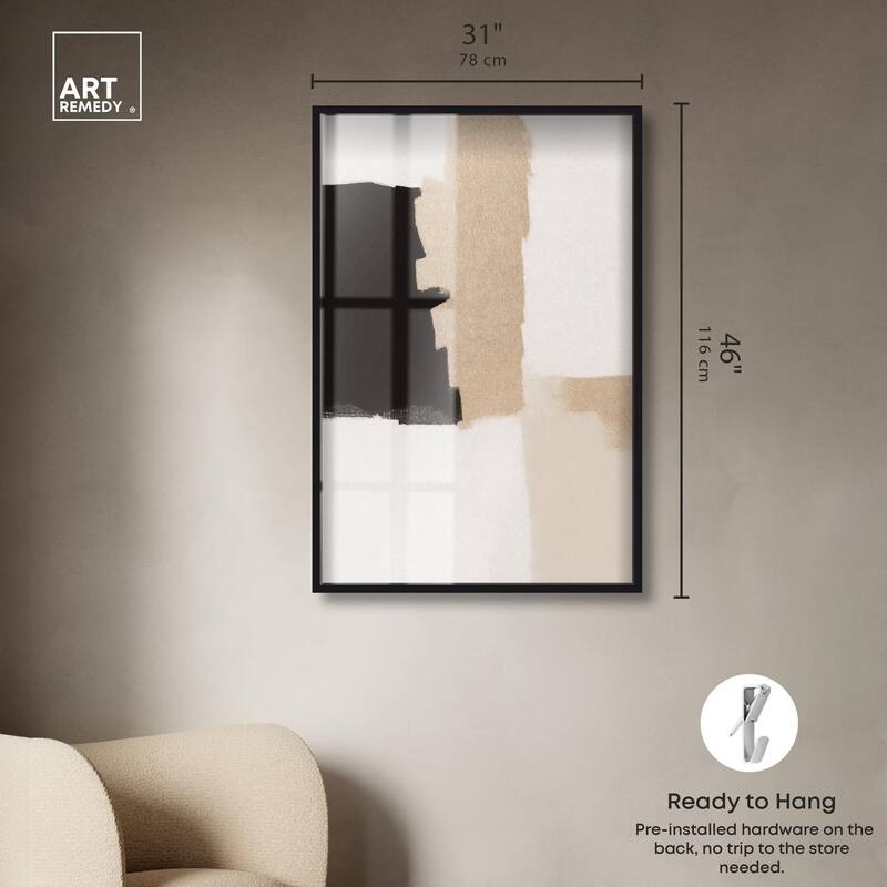 Earth and Ink IV Shadowbox by Art Remedy