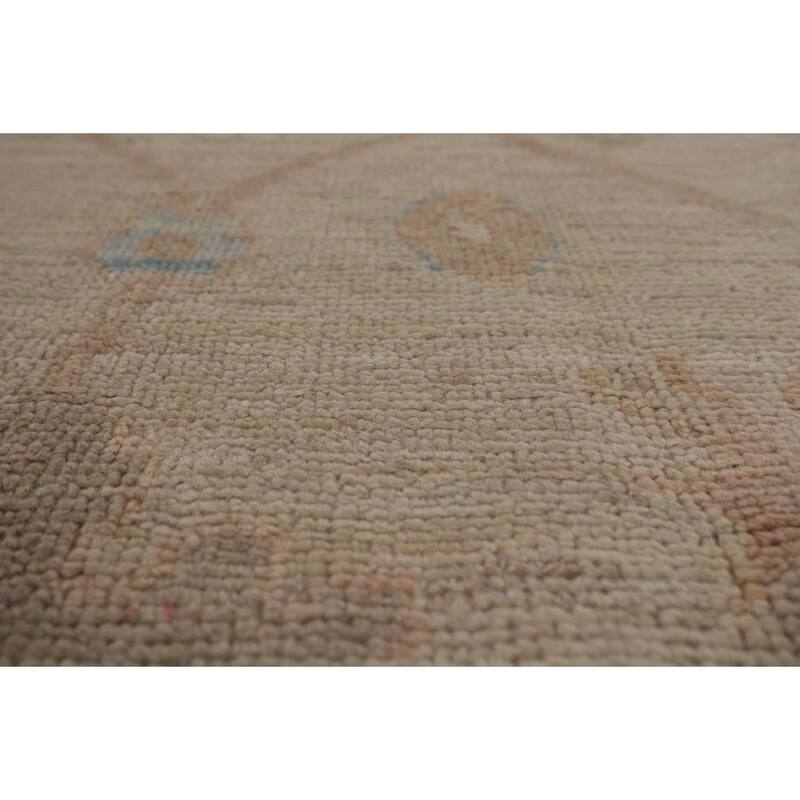 Oushak Turkish Area Rug Handmade Vegetable Dye Wool Carpet - 8'0"x 10'0"