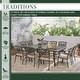 preview thumbnail 5 of 16, Hanover Traditions 11-Piece Dining Set in Tan with Ten Stationary Dining Chairs and an Extra-Long Dining Table