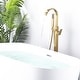 preview thumbnail 17 of 31, WOWOW Single-Handle Waterfall Freestanding Tub Faucet with Handshower