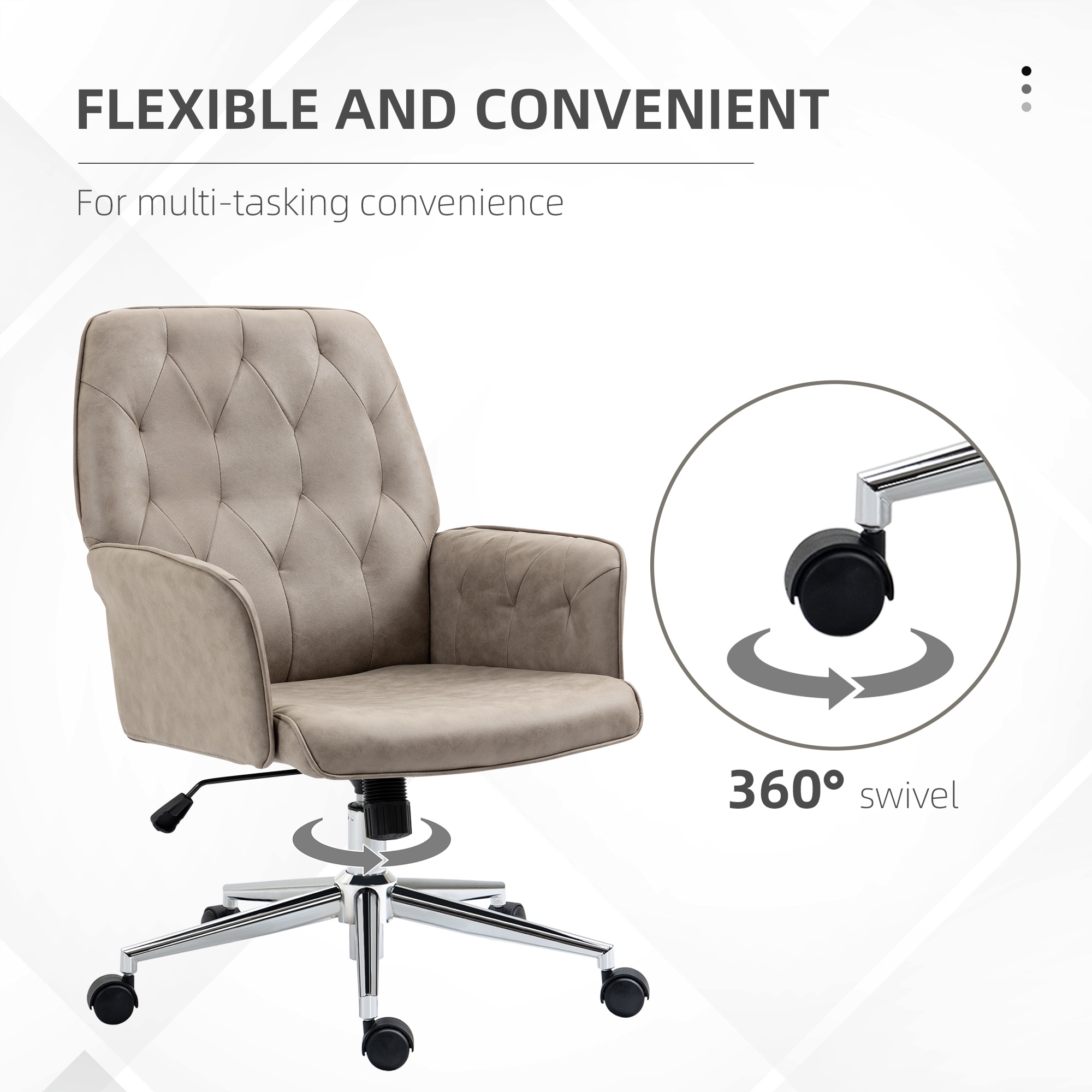 Stylish Ergonomic Office Chair with Adjustable