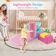 preview thumbnail 21 of 44, 6 Pieces Foam Climbing Blocks Indoor Climb and Crawl Activity Playset with Rectangles - N/A