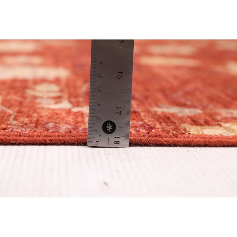 ECARPETGALLERY Hand-knotted Peshawar Ziegler Dark Copper Wool Rug - 8'10 x 11'11