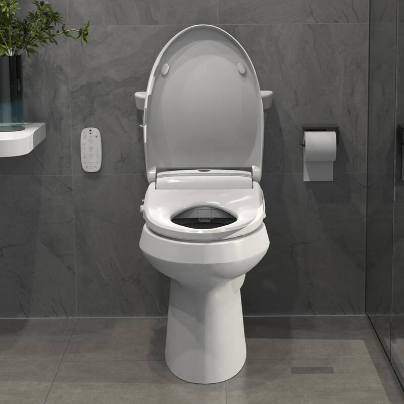 Modern Toilet Seat with Warm Air Dryer and Night Light Bed Bath