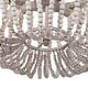 preview thumbnail 6 of 5, Boho Wood Beads 4-light Chandelier Empire Weathered Coastal Ceiling Light for Dining Room - D15.5"*H87"