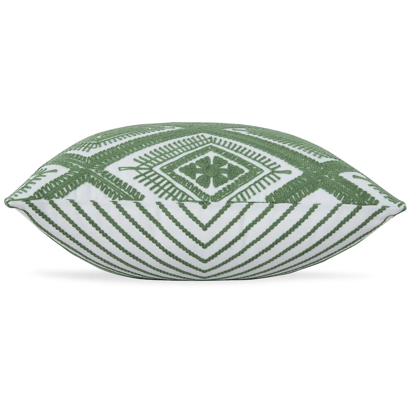 Signature Design by Ashley Bellvale Green/White Pillow (Set of 4)