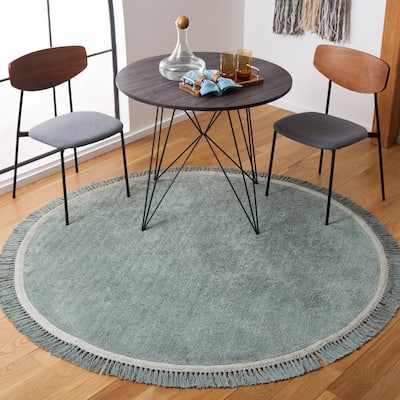 SAFAVIEH Easy Care Machine Washable Tzana Tassel Rug