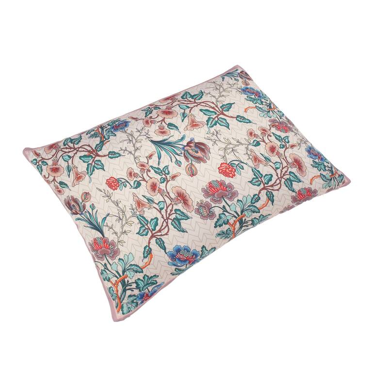 Decorative Floral Oma Elegent Silk Pillow