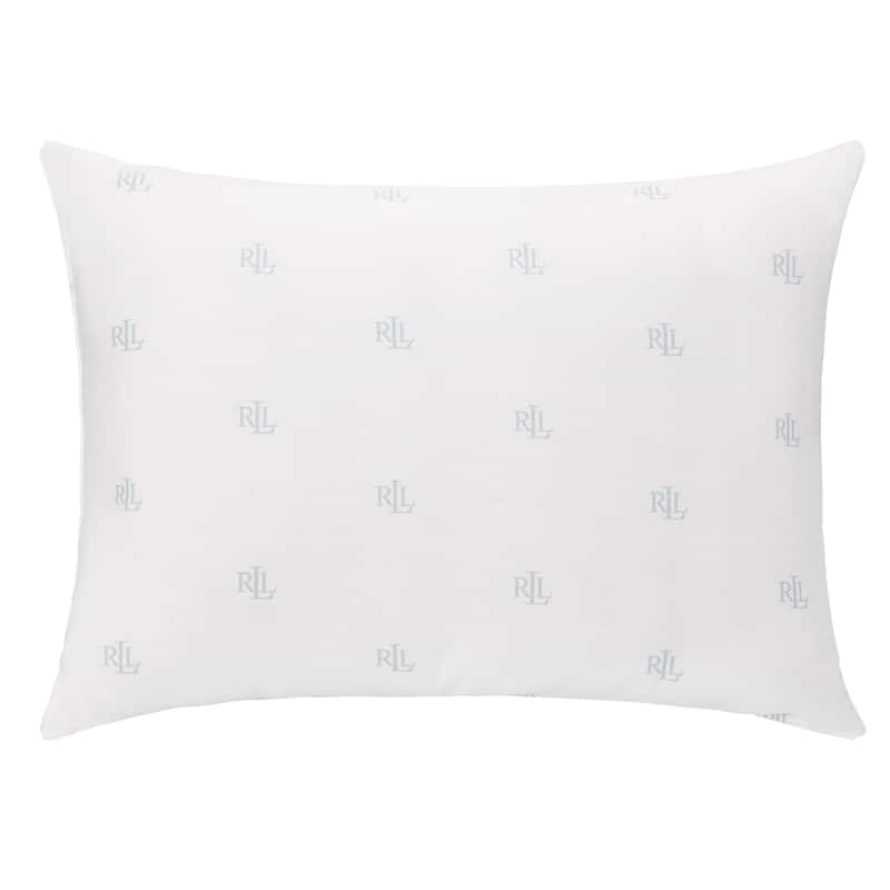 Lauren Ralph Lauren Logo Bed Pillows 2 Pack - White
