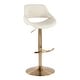 preview thumbnail 131 of 144, Silver Orchid Svellingen Adjustable Bar Stool with Rounded T Footrest - Set of 2