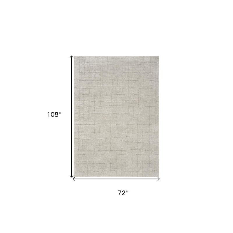 HomeRoots Abstract Scandinavian Rectangle Area Rug