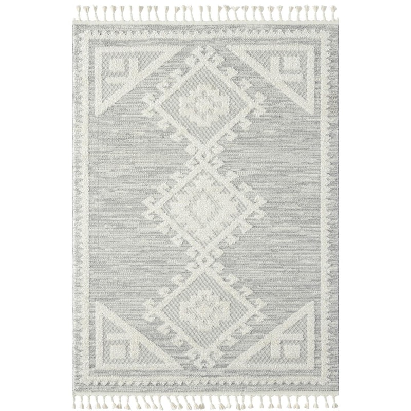 Luxe Weavers South Western Fringe Geometric Area Rug for Living Rooms
