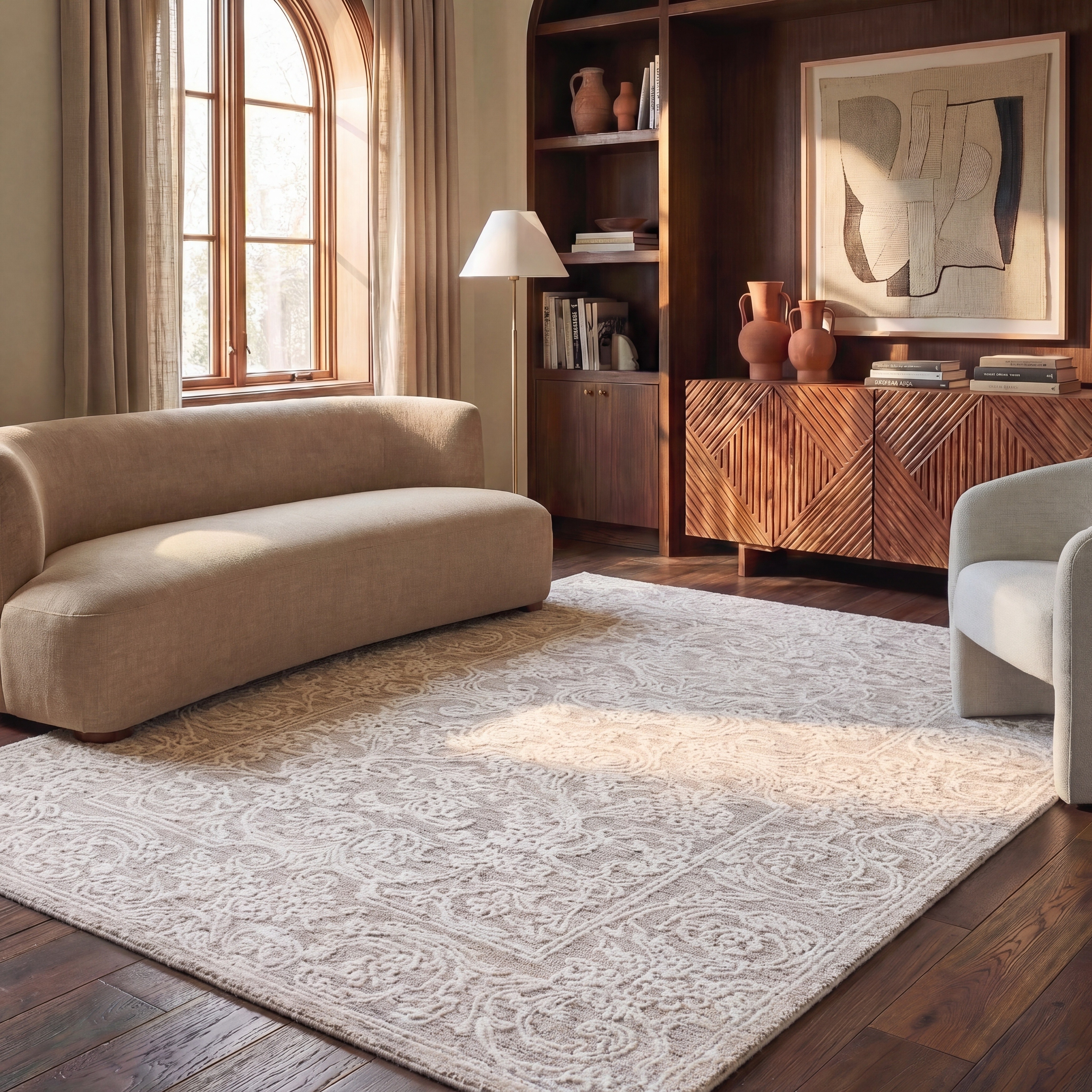 SAFAVIEH Handmade Abstract Fouke Wool Rug