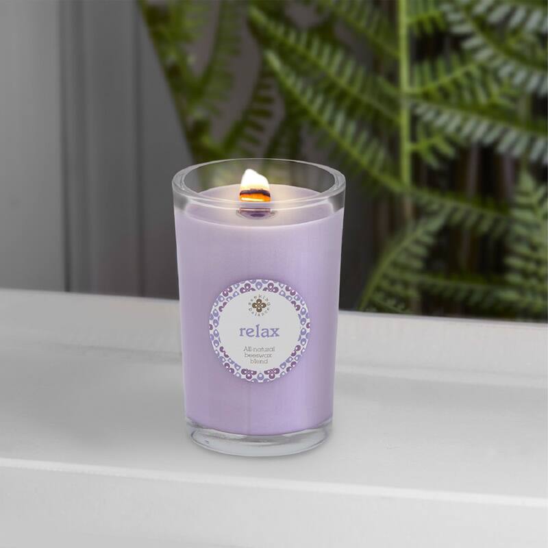 ROOT Seeking Balance Spa Candles - Relax - Geranium & Lavender