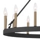 preview thumbnail 9 of 80, None 15 Light 40 In Modern Farmhouse Wagon Wheel Chandelier-UL