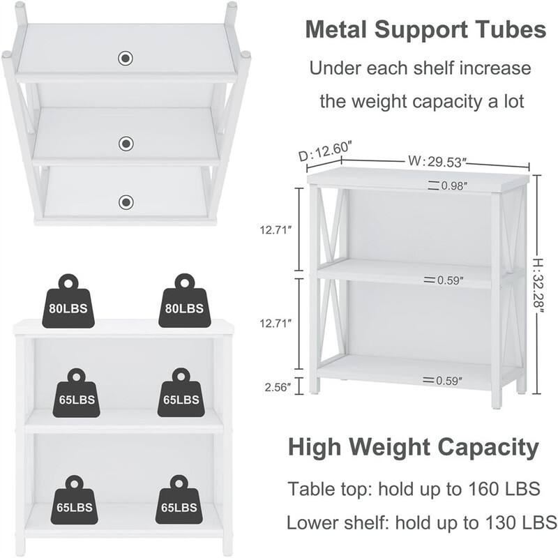 2 Shelf Bookshelf