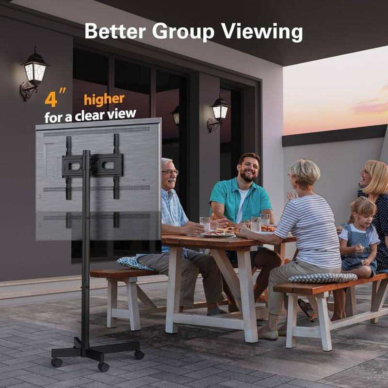 Rolling TV Stand