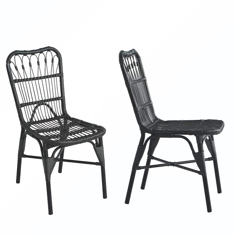2PCS PE Dining Chairs