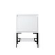 preview thumbnail 21 of 24, James Martin Vanities Mantova 23.6" Single Vanity Cabinet, Glossy White