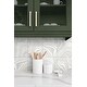 preview thumbnail 20 of 22, Luxe Haven Marbled Tile Peel and Stick Wallpaper