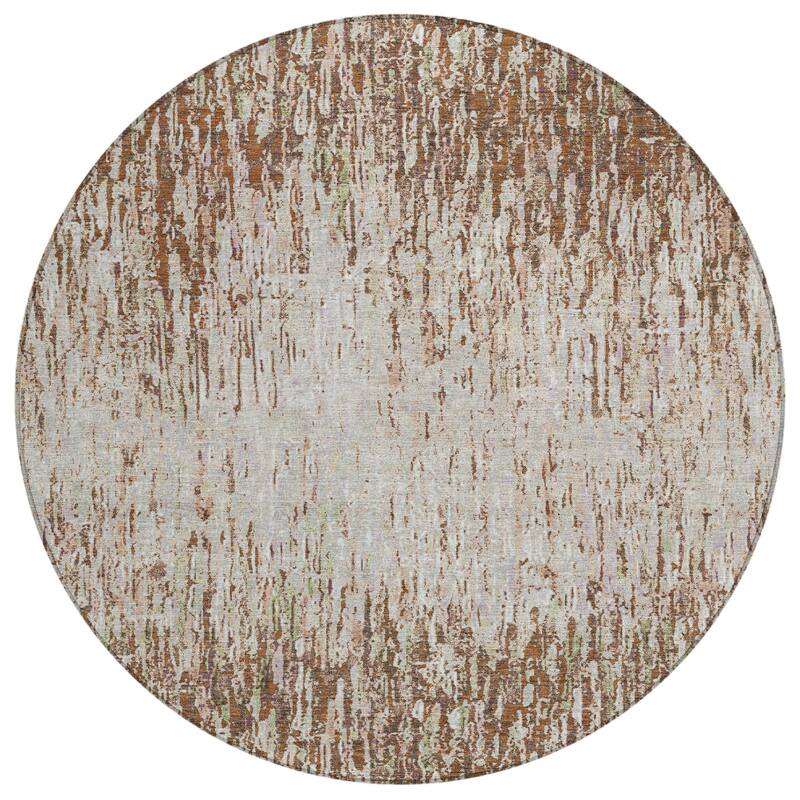 Machine Washable Indoor/ Outdoor Abstract Moxy Chantille Rug