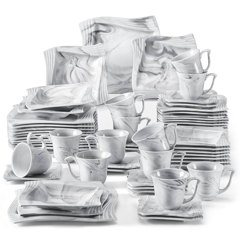 MALACASA Amparo Porcelain Dinnerware Set
