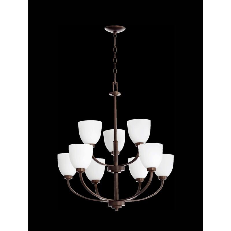 Quorum International Reyes 9 Light 31-1/4" Wide Chandelier