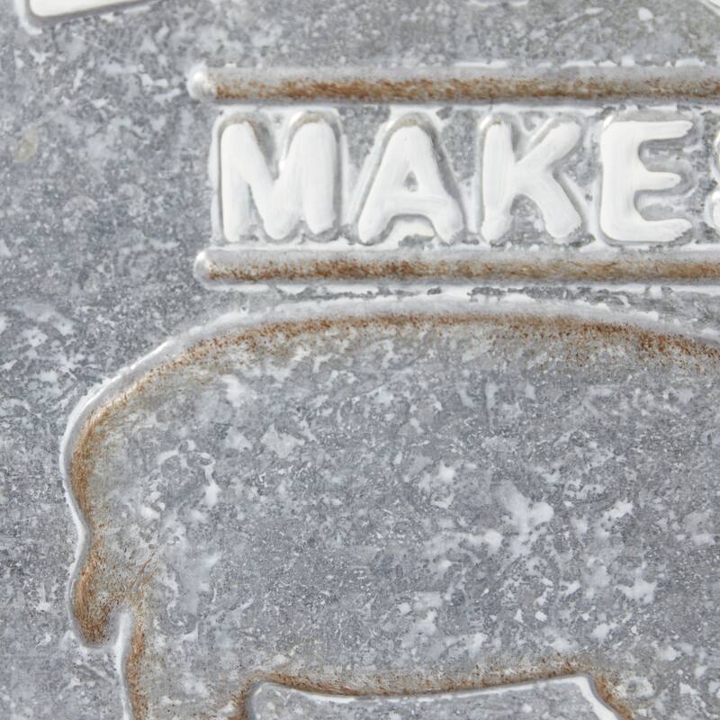 Grey Iron Farmhouse Wall Decor Text (Set of 2)