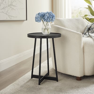 Rosman Modern Round Accent Table