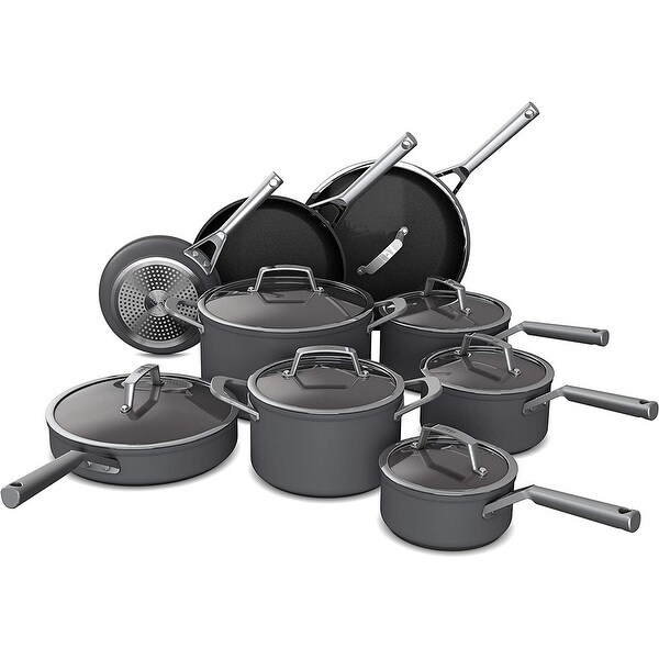 Ninja C39900 Foodi NeverStick Premium 16-Piece Cookware Set - Bed