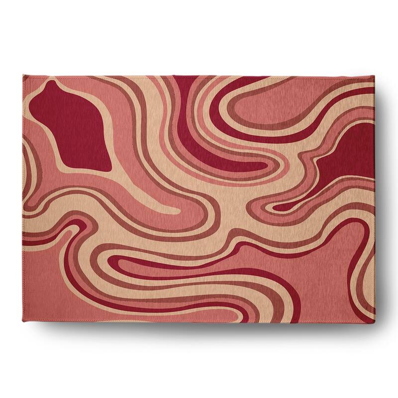 Agate Rug - Coral - 4' x 6'